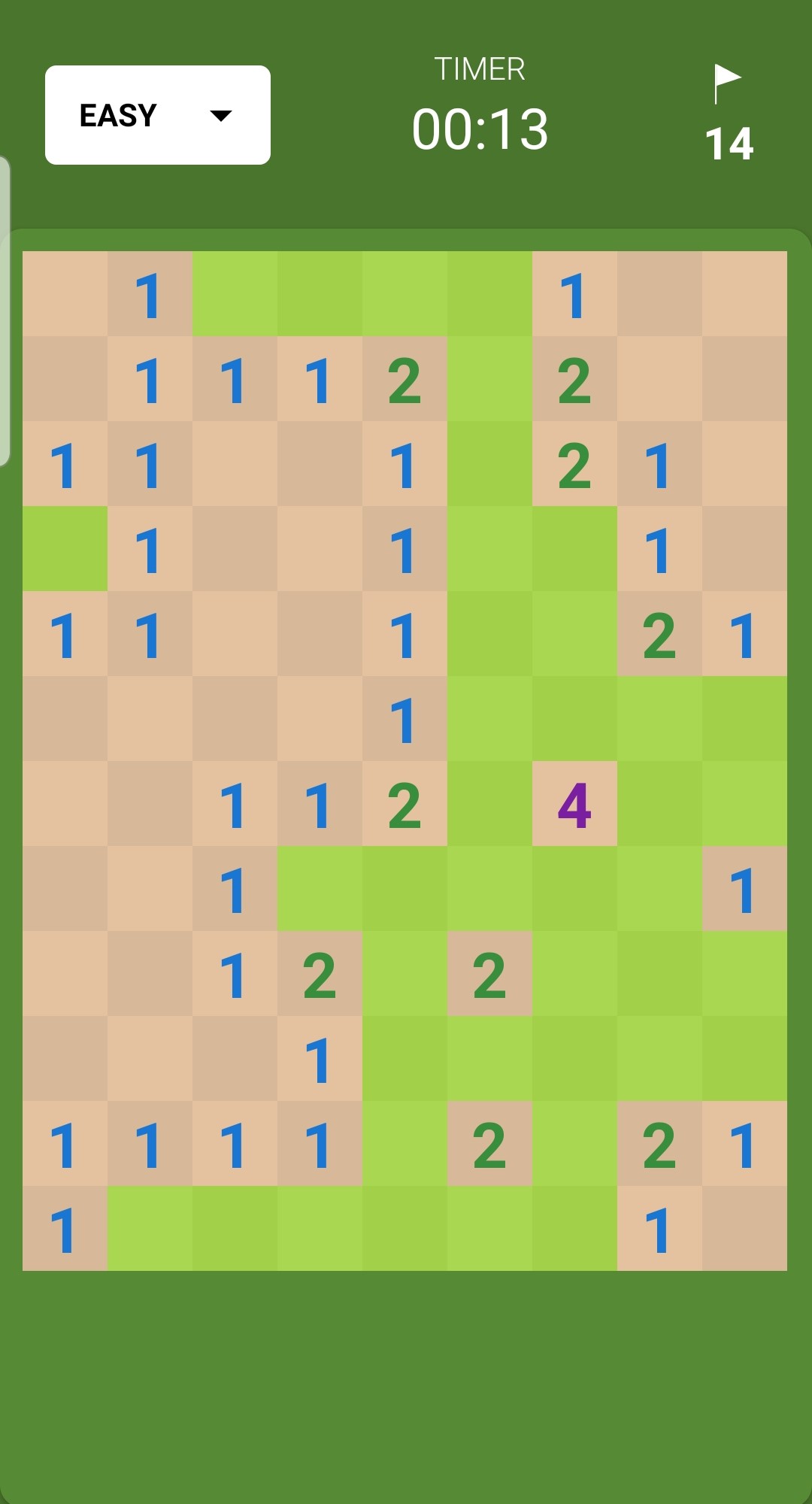 Minesweeper App Screenshot